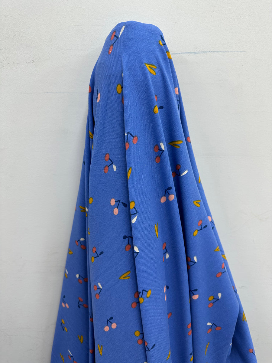 Cotton Jersey knit Berries, 150cm wide The Sewing Store NZ