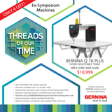 BERNINA Q16 PLUS & Horn Adjustable Table - Ex Symposium - Available now