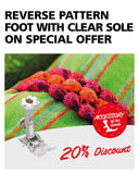 Clear Sole Foot #34, #34C, #34D, #34V
