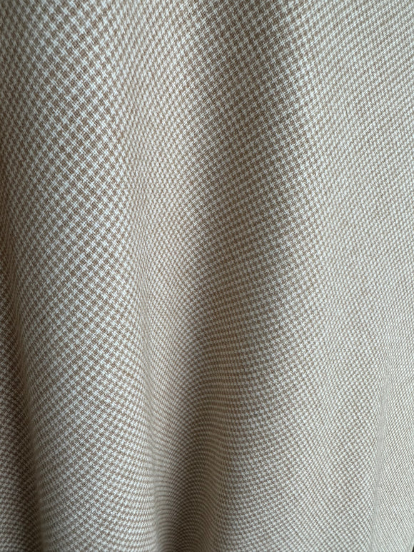 Houndstooth - Wool - Oat