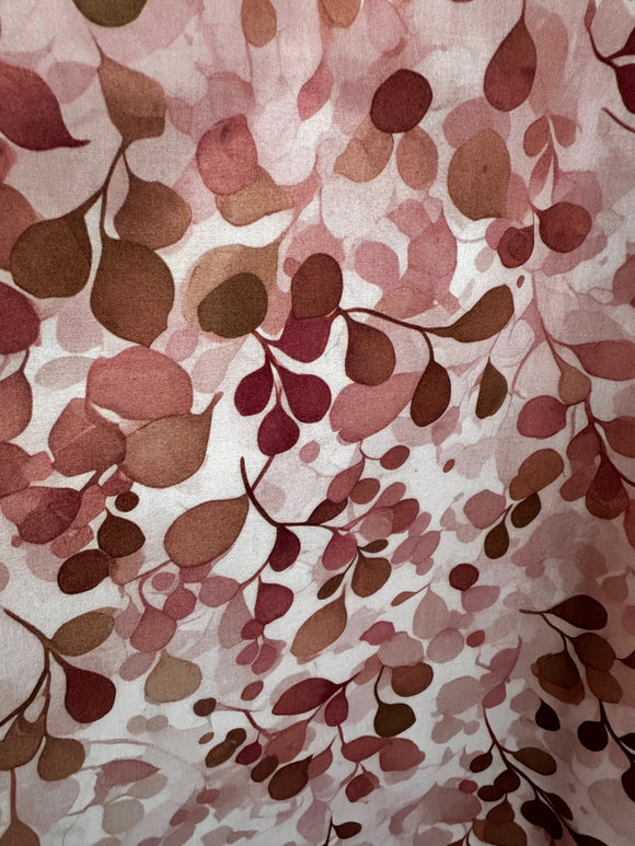 Digital Printed Cotton Pinks 150cm wide