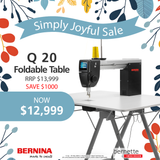 BERNINA Q20 & Horn Adjustable Table