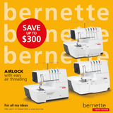 bernette 68 AIRLOCK Overlock/Coverstitch Combo