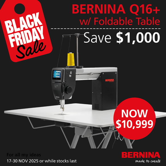 BERNINA Q16 PLUS & Horn Adjustable Table