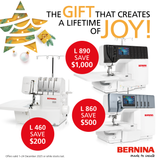 BERNINA L860 - Overlocker with color touch screen