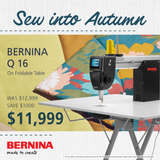 BERNINA Q16 PLUS & Horn Adjustable Table