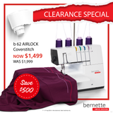 bernette 62 AIRLOCK Coverstitch