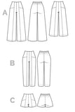 Pietra Pants & Shorts - Closet Core Patterns