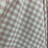 Gingham 100% Cotton Dusky pink, 135cm wide