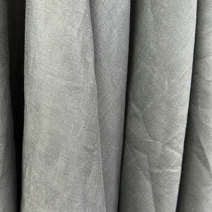 100% Linen Dark Grey, 140cm wide