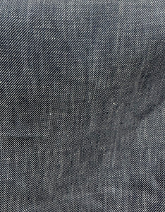 100% Linen Denim Twill, Indigo, 147cm wide