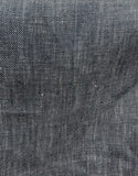 100% Linen Denim Twill, Indigo, 147cm wide