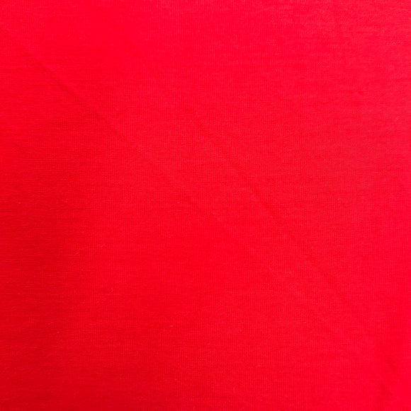 Cotton jersey, Red, 170cm wide