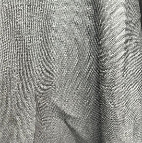 100% Linen Charcoal, 140cm wide