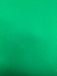 Rib, 65% Cotton, 30% Poly, 5% Spandex, Bright green, 112cm wide