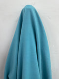 Wool Coating; 60% Wool, 40% Viscose, Aqua