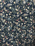 100% Cotton Blue & pink mini floral, 140cm wide