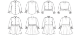 Ashling/Curve Blouse / Dress - Papercut Pattern