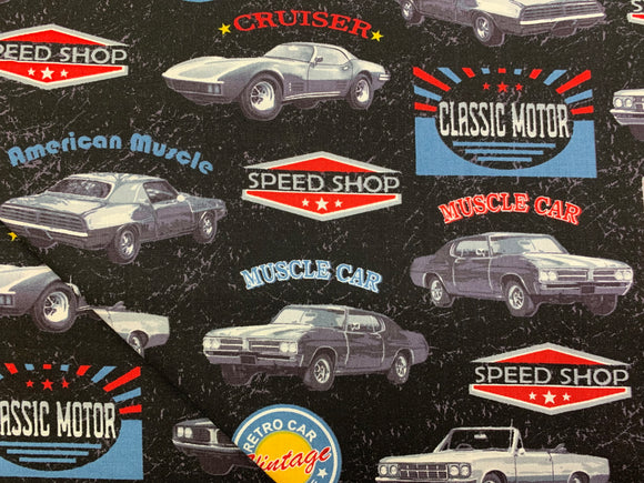 American Muscle Cars -Black