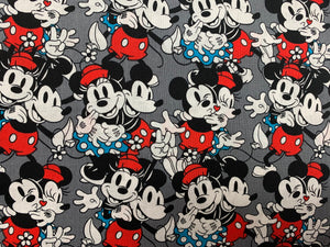 Mickey & Friends; 100% cotton; 112cm wide