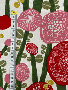 Canvas Bright Red Floral - Japan