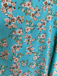 Printed Rayon - Mint Floral