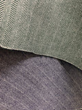 Gretel - Double faced Wool Blend, Green/Navy