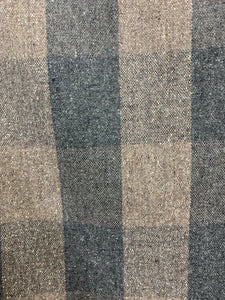 Claudette 80% Wool 20% Nylon Brown Check