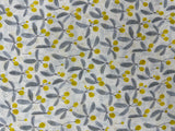 Cotton Lawn - Mistletoe Yellow 100% Cotton