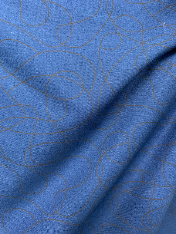 Squiggle - Quilt Backing 100% cotton - 280cm wide
