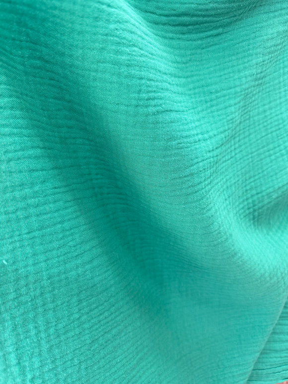 Double Muslin 100% Cotton - Jade